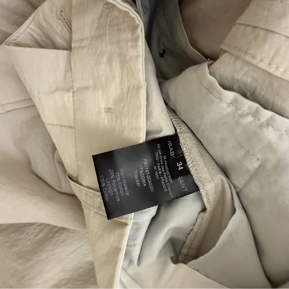 Isabel Marant High-Waisted Cream Trousers – NEW, Never Worn - Picture 7 of 8